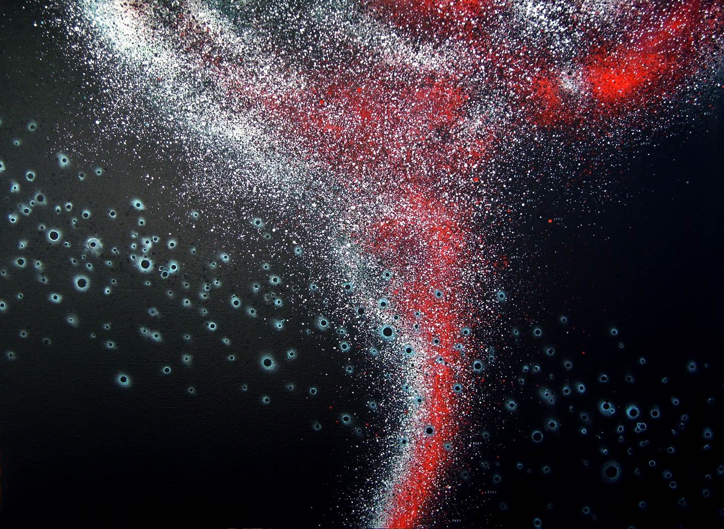 Galactic Charts - 20 , original Abstrait Acrylique La peinture par João Brehm