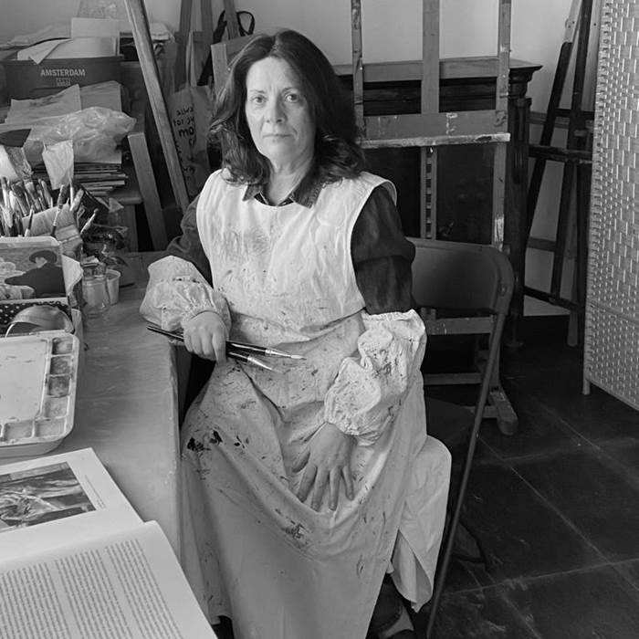  emilia  duque , painter at zet gallery