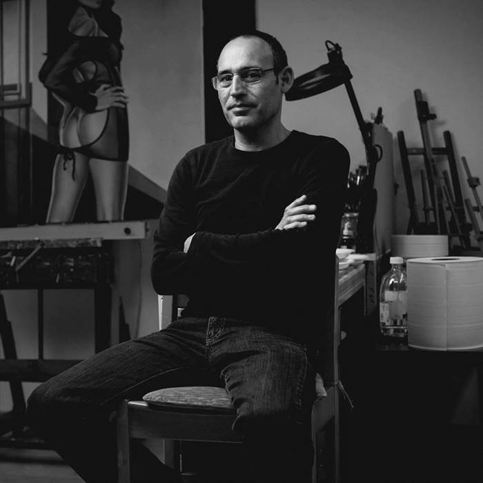 Gustavo Fernandes, painter at zet gallery