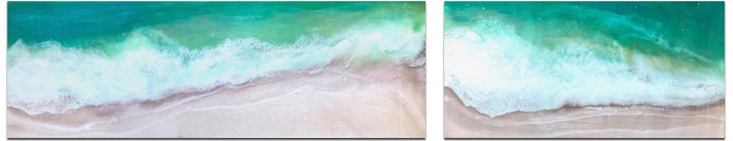 Ocean's Light, original Naturaleza Técnica Mixta Pintura de Tiffani Buteau