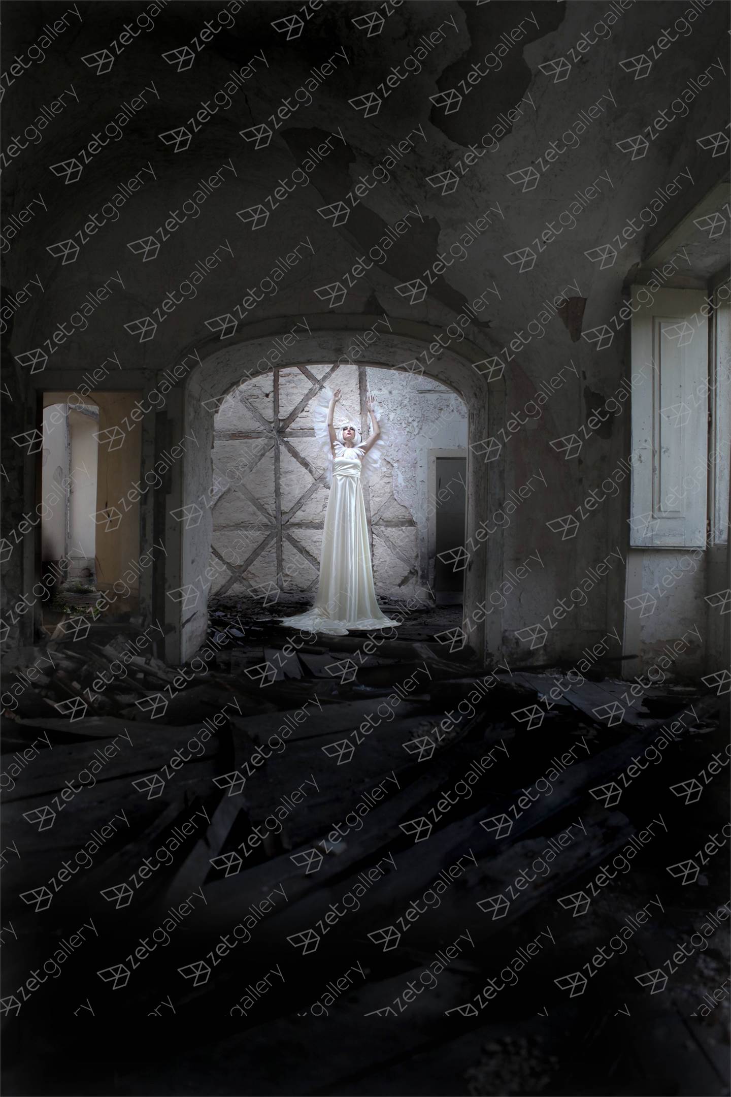 Das ruínas de mim, original Cuerpo Digital Fotografía de Claudia Clemente