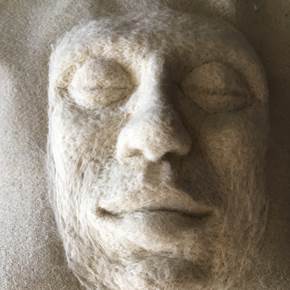 Máscara feltro #4, original Figure humaine Technique mixte Sculpture par António  Jorge