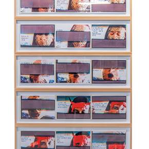 sou feminista porque não sou masoquista, original Abstract Acrylic Painting by Ana  Vidigal