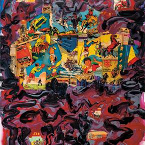 Um chão de água sólida Infinita paisagem de ausência, Pintura Acrílico Abstrato original por Ana  Vidigal