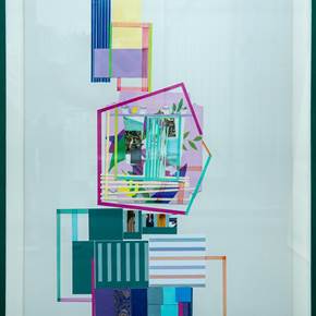 O problema da habitação #7 , Pintura Acrílico Abstrato original por Ana Pais Oliveira