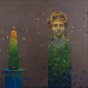 La Hiedra., original Landscape Oil Painting by Juan Manuel Álvarez Cebrián