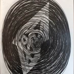 Composição #23.04.17, original Abstrait Papier Dessin et illustration par Meireles de Pinho