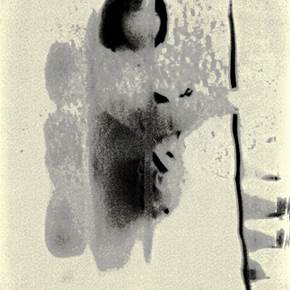 Just As She Opened The Vinyl Strip Door, Fotografia Analógica Homem original por Hua  Huang