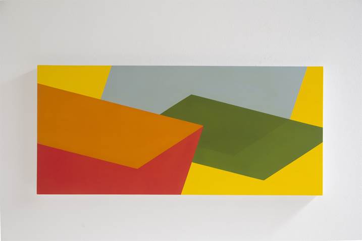 Na Forma, a Cor: estratégias compositivas no espaço da Abstração #1, original Abstract Oil Painting by Daniela Pinheiro