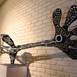 HUG ME, original Human Figure Iron Sculpture by Santi  Flores