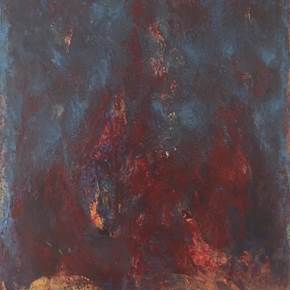 The voice of the Flame, original Abstrait Acrylique La peinture par Andrés Montenegro