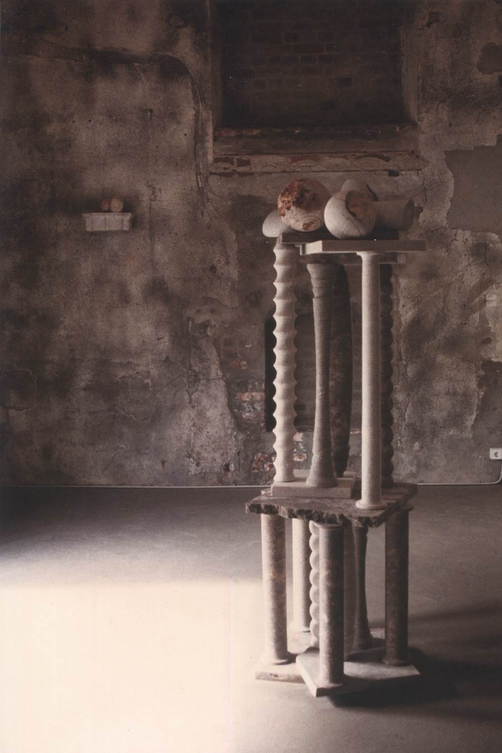 Memória de Lisboa , original Abstract Mixed Technique Sculpture by Volker Schnüttgen