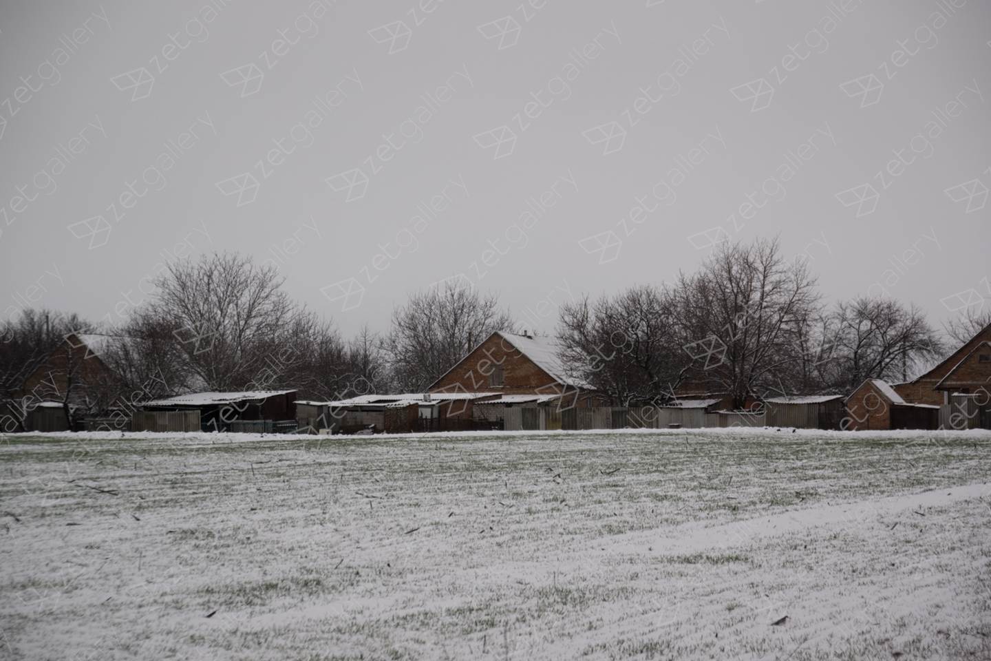 Winter countryside landscape #1, original Still Life Digital Photography by Liliia Kucher