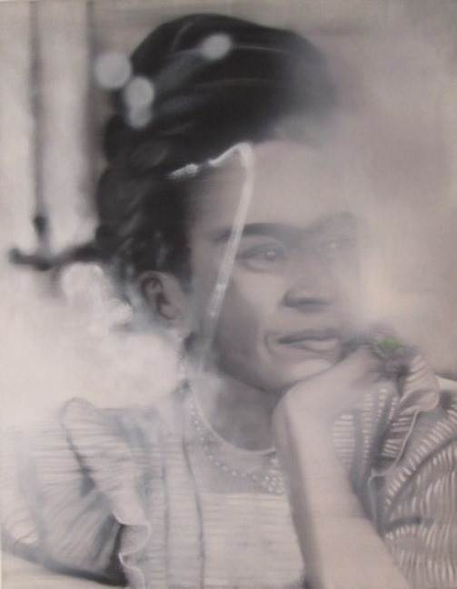Frida Kahlo, original Retrato Petróleo Pintura de Ricardo Gonçalves