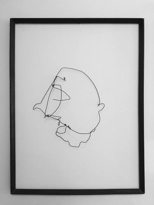 O Homem-Introspeção, original Abstract Mixed Technique Sculpture by Inês  Osório 