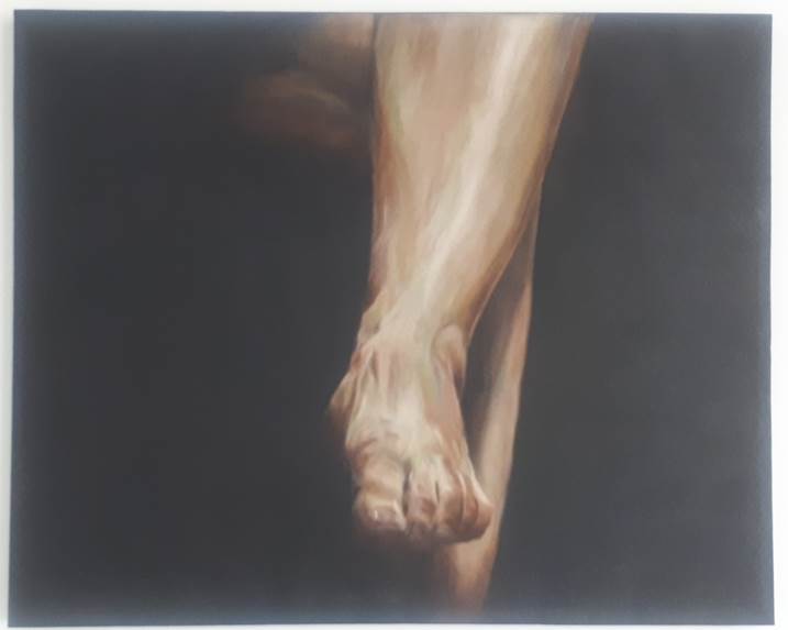 Quarta. Partes do Corpo que não são visíveis., original Body Canvas Painting by Maria Luzia Almeida Cunha Alegre Silva