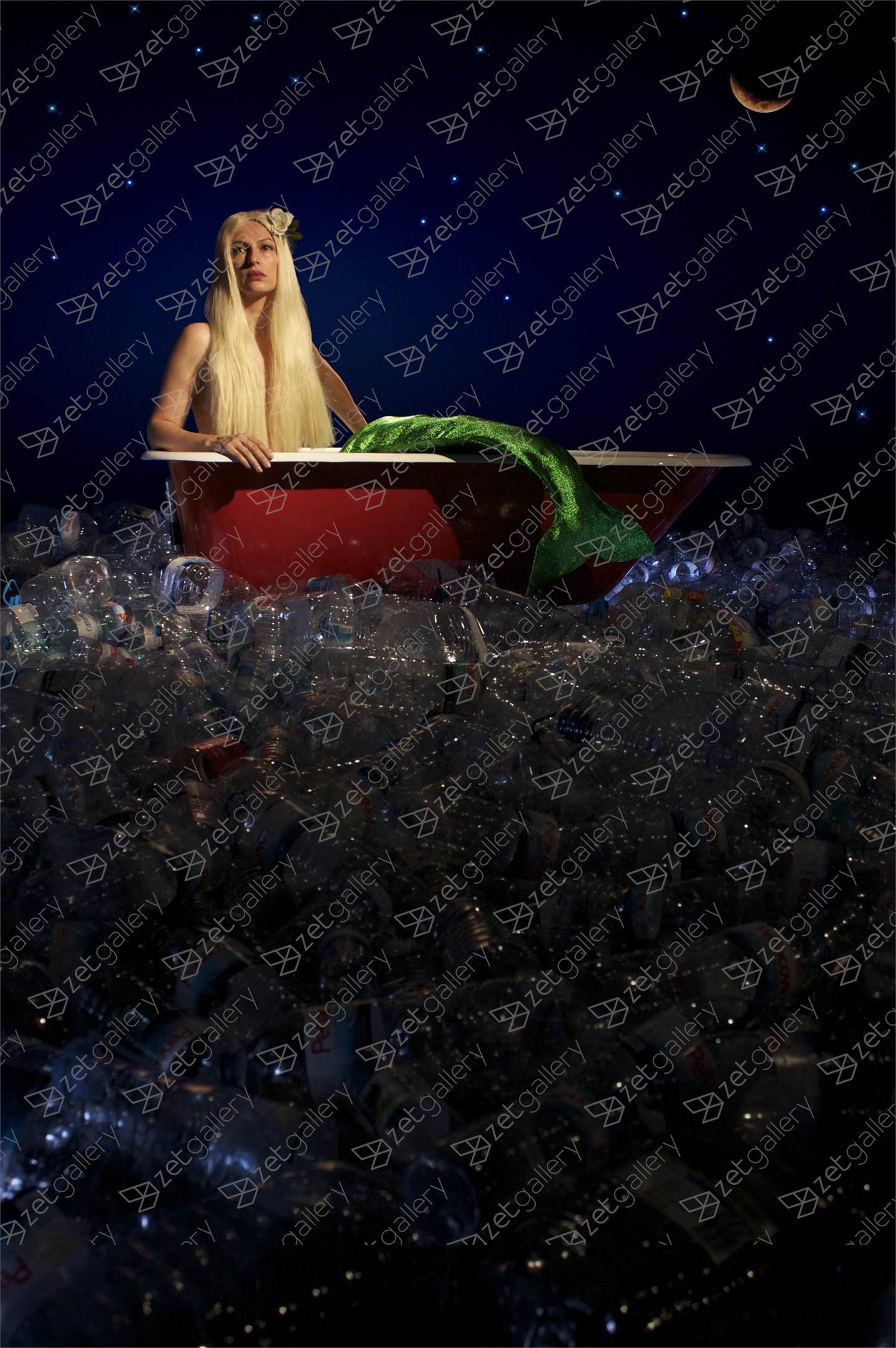 A última sereia, Fotografia Digital Corpo original por Claudia Clemente