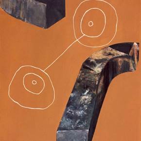 Texturas e Símbolos_8, original Abstrait Acrylique La peinture par Eduarda Ferreira