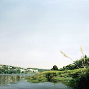 Tiro - Memento 9, original Landscape Canvas Painting by Alexandre Coxo