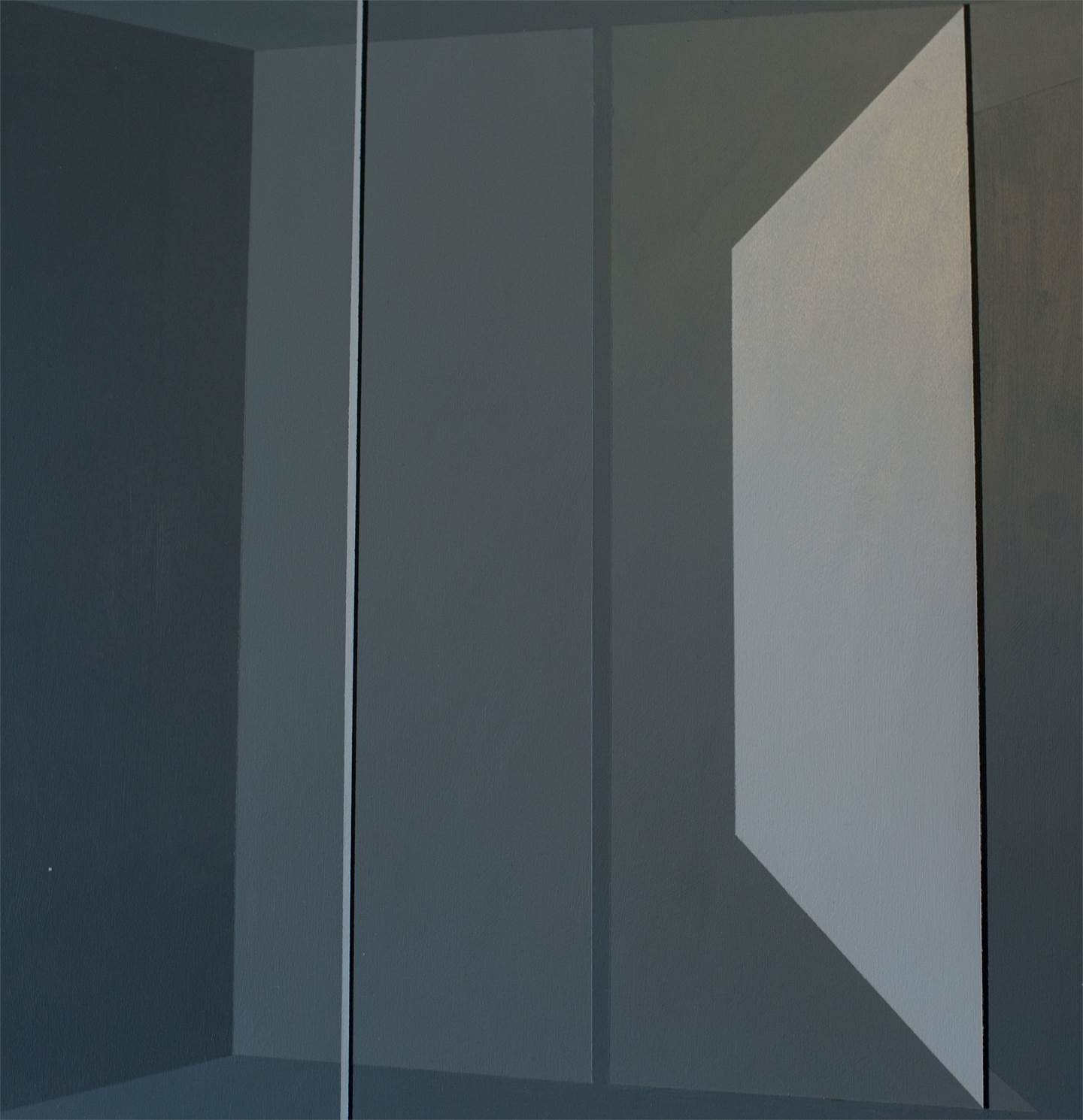 Harmonic space#1, original Geometric Acrylic Painting by Fátima Santos