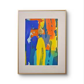 Imperfeições nº32, original Abstract Acrylic Painting by Ana Marlene Lima