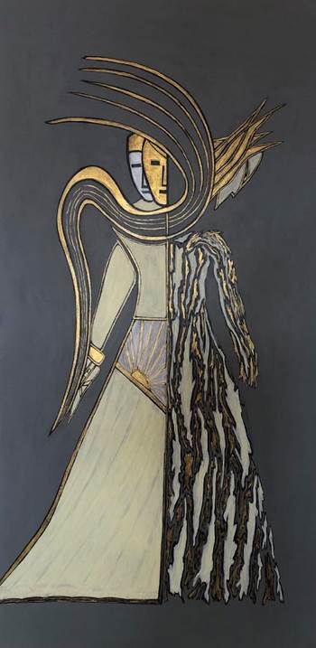 Anjo da Guarda, original Religión Acrílico Pintura de Miguel  Mendel