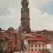 Panorámica de Porto desde la catedral., original Cuerpo Pintada Pintura de TOMAS CASTAÑO