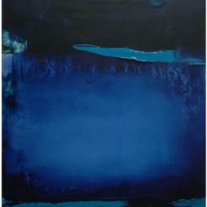 Tons de Azul_1 , original Abstrait Pétrole La peinture par Eduarda Ferreira