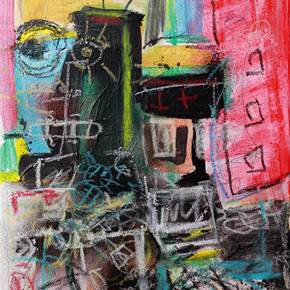 XXI Century Aztec, Pintura Acrílico Animais original por Flavio Man