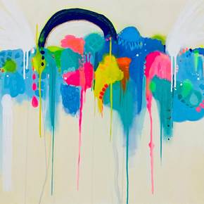 Encantamento, original Animaux Acrylique La peinture par Joana M Lopes