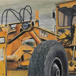 Arqueologia Industrial # 19, original Avant-Garde Mixed Technique Painting by Ricardo de Campos