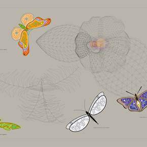 Tropical garden, original Nature Digital Drawing and Illustration by Vitaly (VITALIV) Vinogradov
