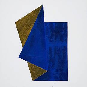 Dobradura 1, original Portrait Acrylic Painting by Paulo Rosae