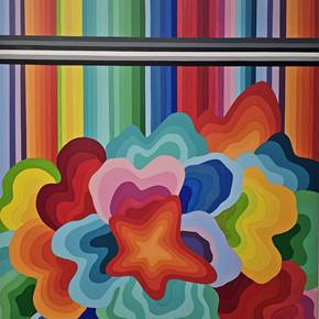 Allegro, original Minimaliste Acrylique La peinture par Ana Marlene Lima