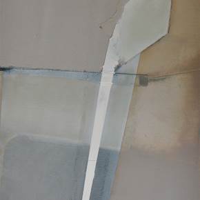 Quase Cinzento_4, original Abstrait Technique mixte La peinture par Eduarda Ferreira