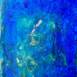 Le Grand Bleu, original Portrait Acrylique La peinture par Nina  Onaur