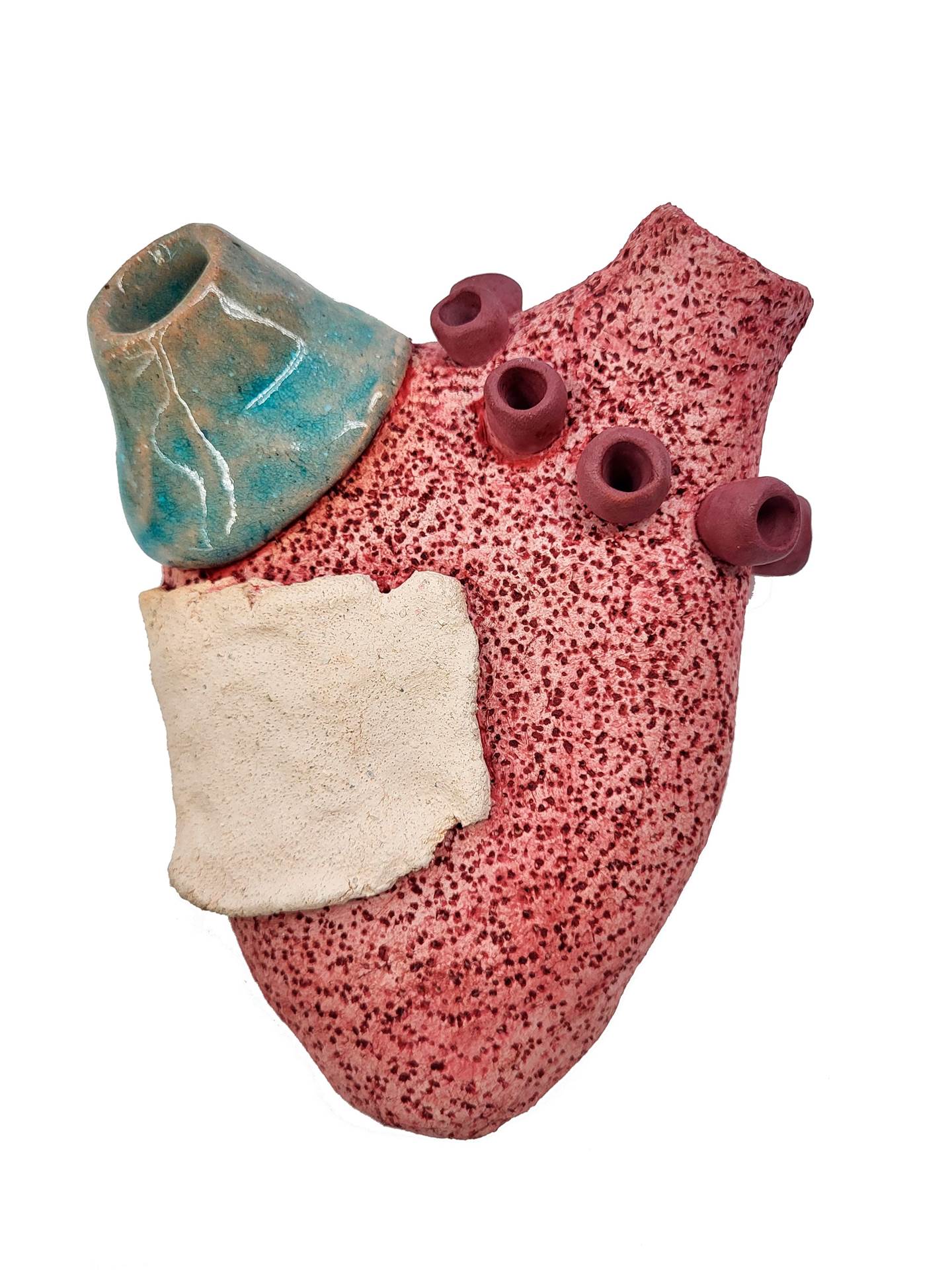 Coração em Contramão 1, original Figura humana Cerámico Escultura de Liliana Velho