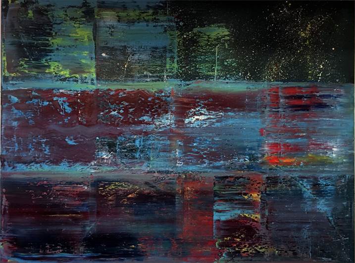 #1 (2013), original Abstrait Pétrole La peinture par Pedro Bom