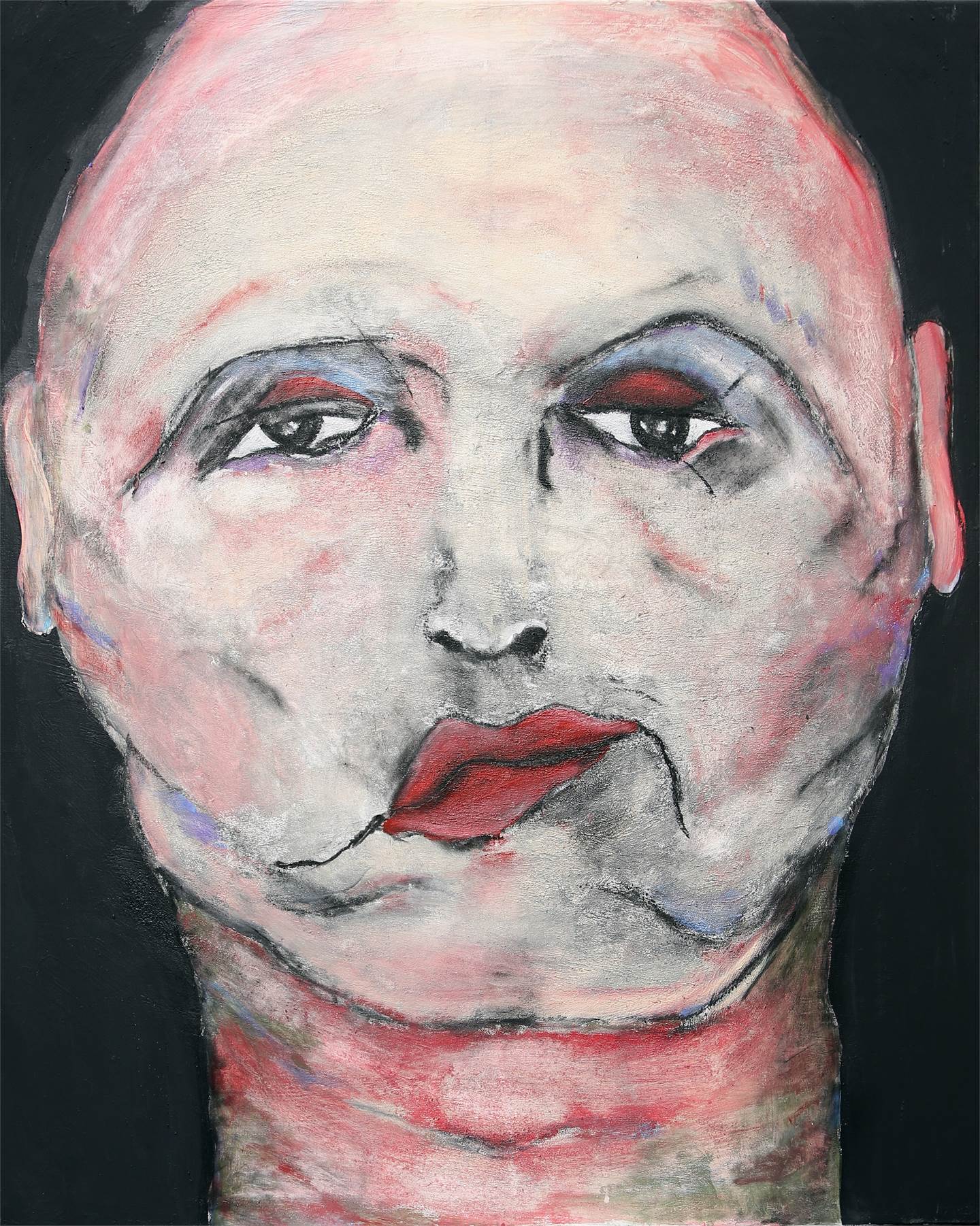 The actor (The avid melancholy), original Figure humaine Technique mixte La peinture par Pedro Martinez Marín