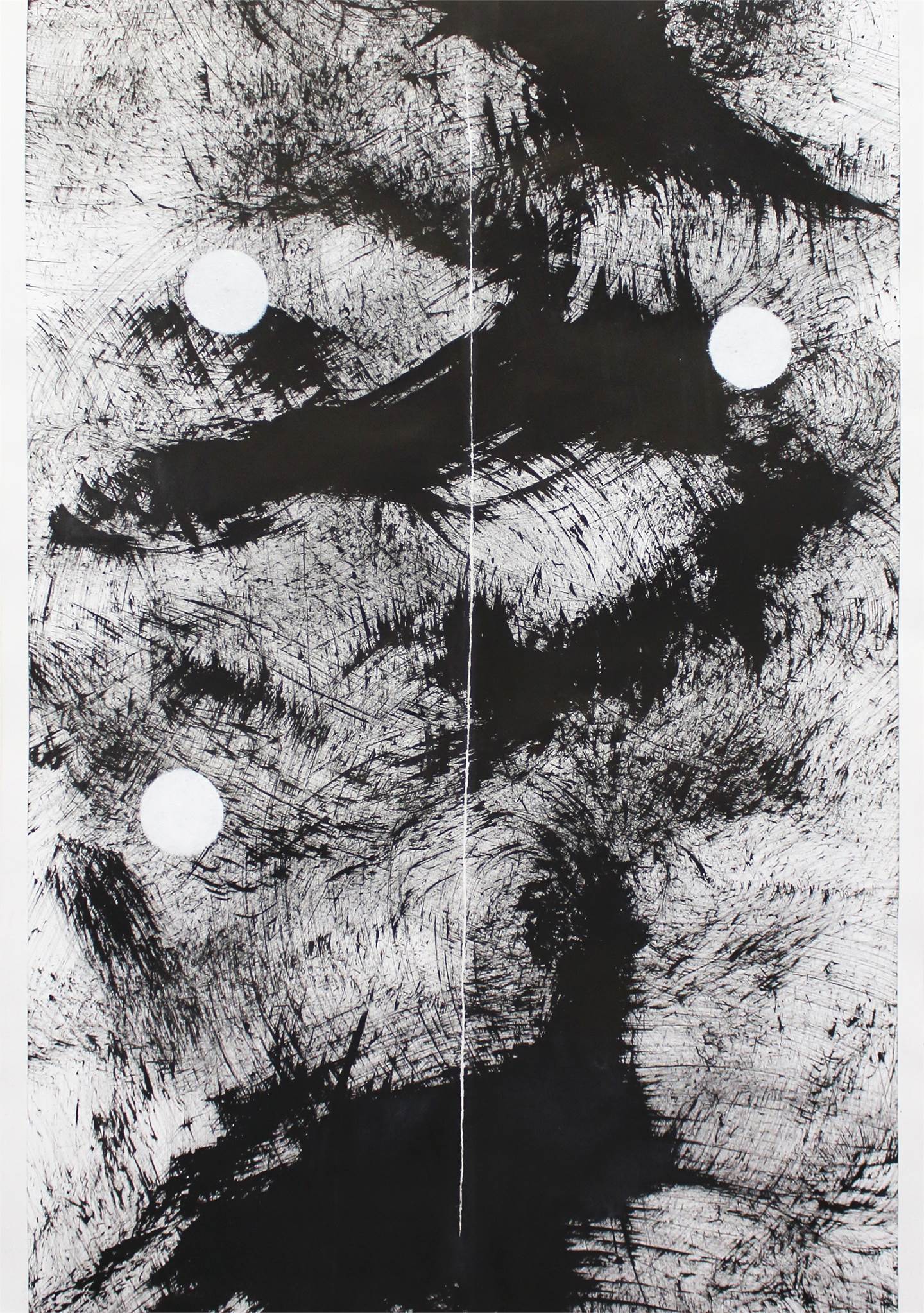 Gammes-Matinales-Avril23 05, Pintura Papel Mulher original por Benoit Singy Painter