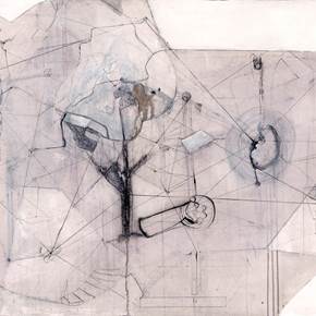 Architectural system organism machine 2, Desenho e Ilustração Acrílico Abstrato original por Simi Gatenio