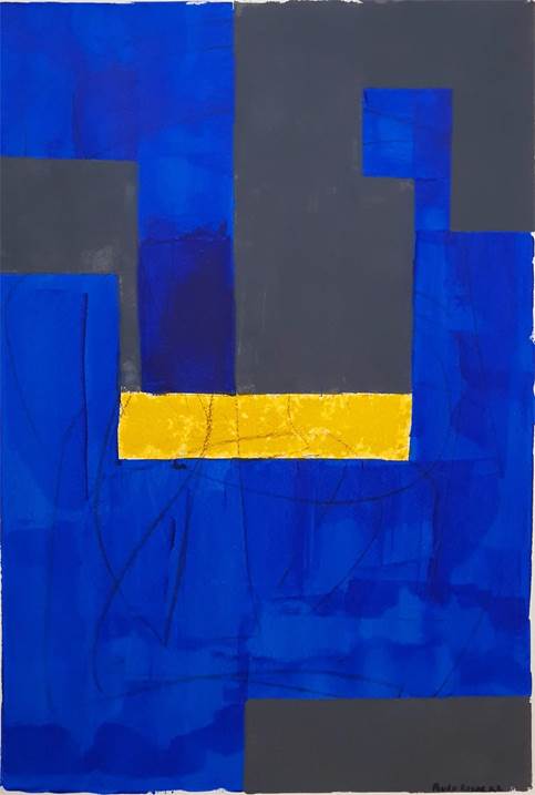 Mergulho no momento, Pintura Acrílico Retrato original por Paulo Rosae