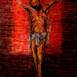 A Crucificação, Pintura Painel Grande formato original por Alberto Péssimo