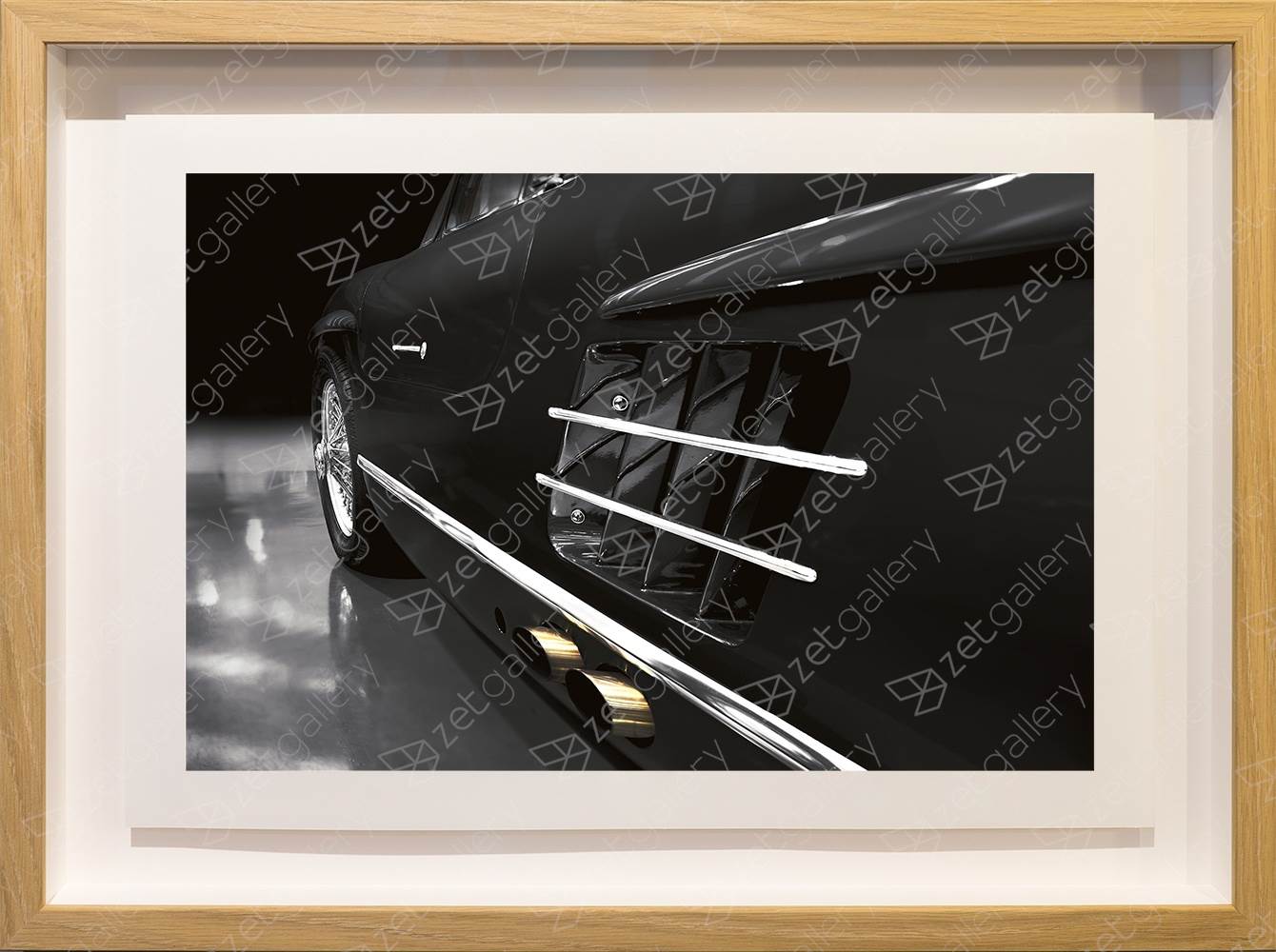 Mercedes-Benz 300SL Gullwing 01, original Avant-Garde Digital Photography by Yggdrasil Art