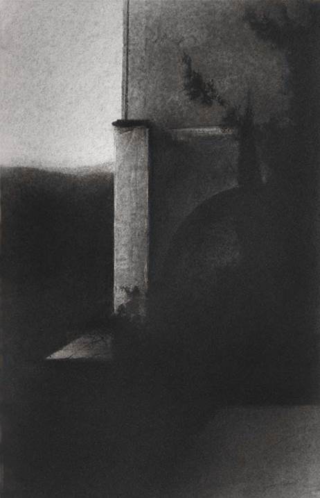 THE HIDDEN TIME III, original Architecture Pencil Drawing and Illustration by José María Díez