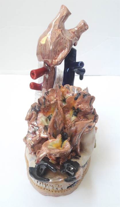 Quimera 2, original Figure humaine Céramique Sculpture par Lorinet Julie