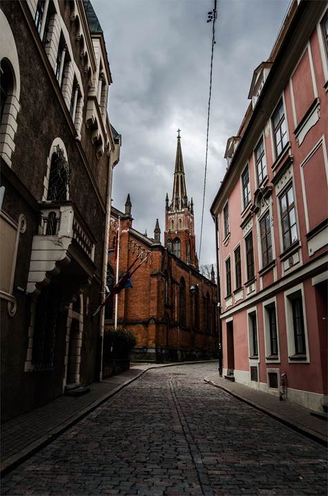 St. James's Cathedral - Riga, Latvia, original Arquitectura Digital Fotografía de Afonso Victória