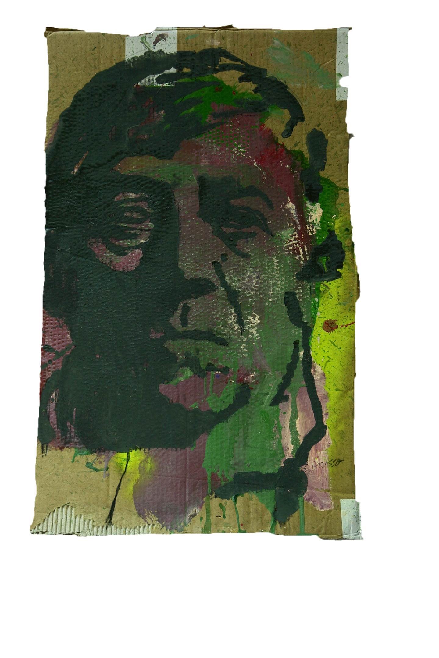 Picasso, original Portrait Technique mixte La peinture par Alexandre Rola