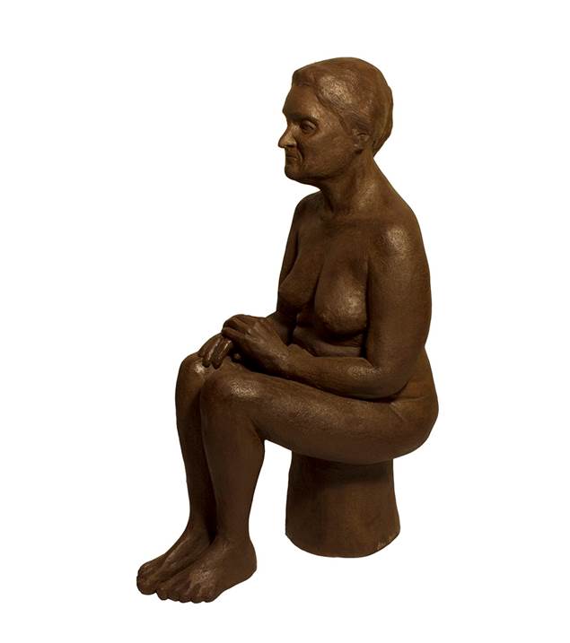 Dona Ana, original Human Figure Ceramic Sculpture by Ana Sousa Santos