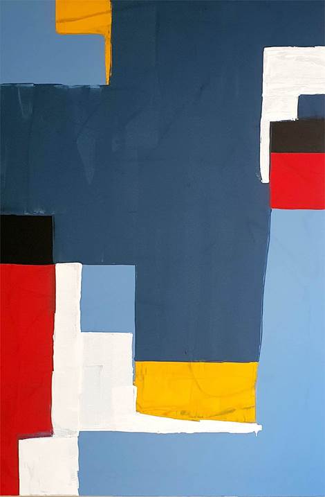 Entre o sono e a vigília, original Retrato Acrílico Pintura de Paulo Rosae